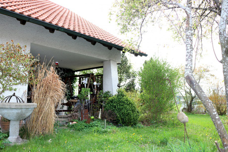 �berdachte Terrasse Einfamilienhaus Baisweil