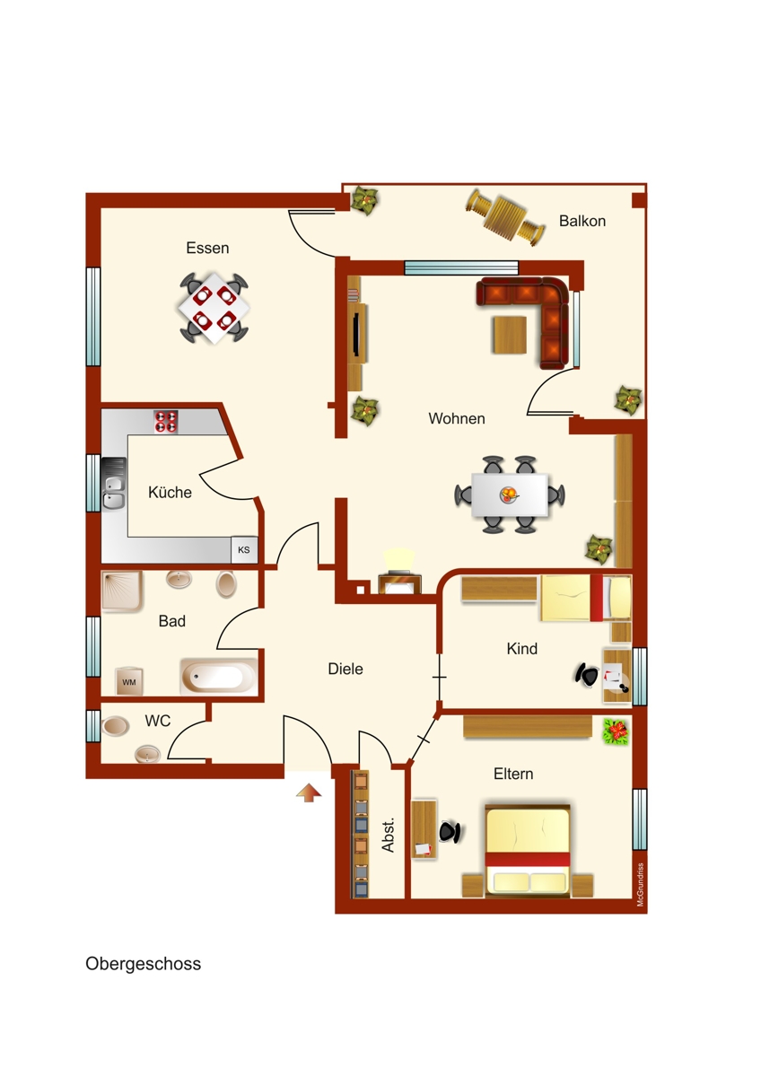 Grundriss Etagenwohnung Kaufbeuren