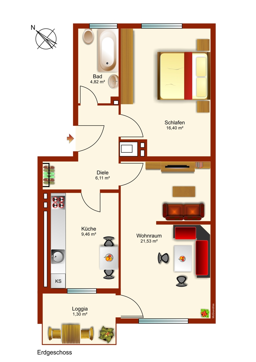 Grundriss Etagenwohnung Kaufbeuren