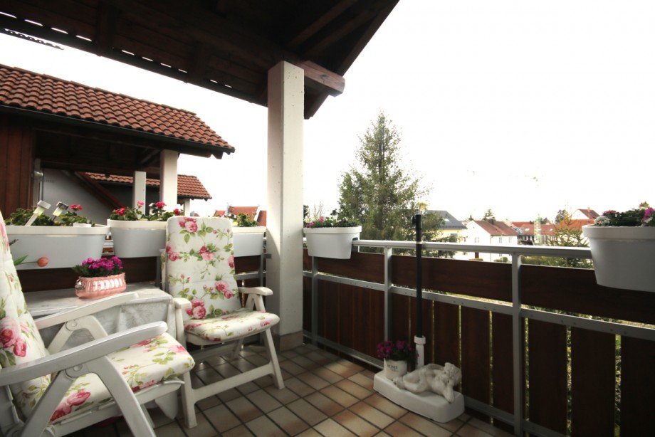 Westbalkon Dachgeschosswohnung Kaufbeuren