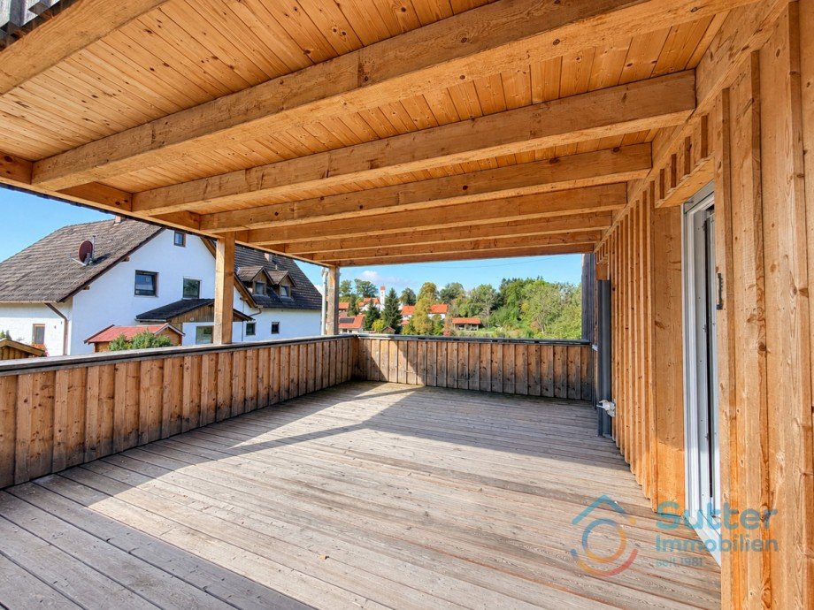 �berdachter Freisitz Erdgeschosswohnung Thalhofen-St�ttwang
