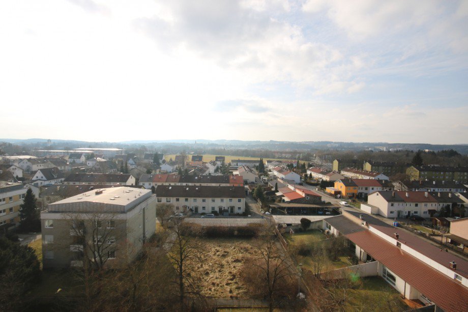 Blick vom Balkon Etagenwohnung Kaufbeuren