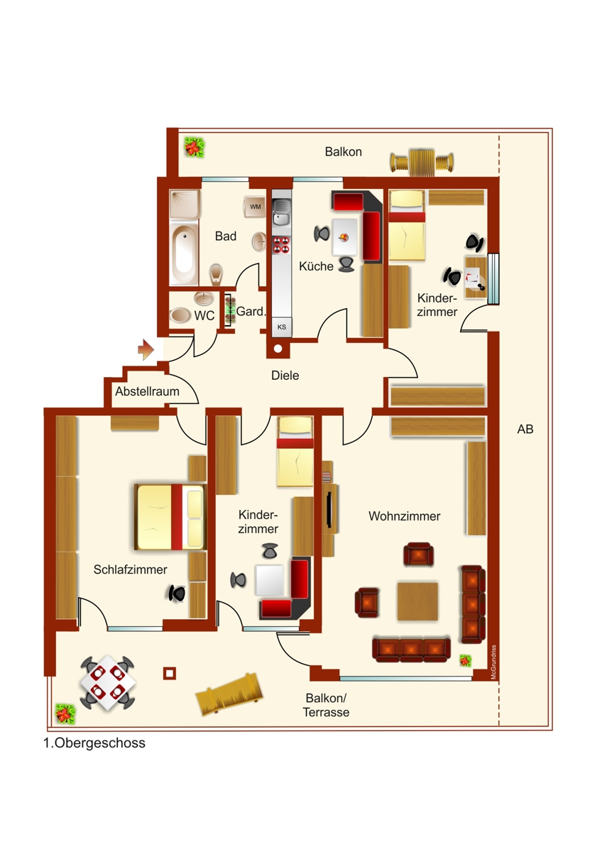 Grundriss Etagenwohnung Kaufbeuren