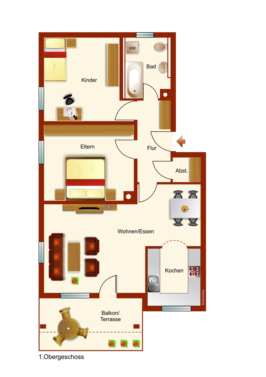 Grundriss Etagenwohnung Kaufbeuren