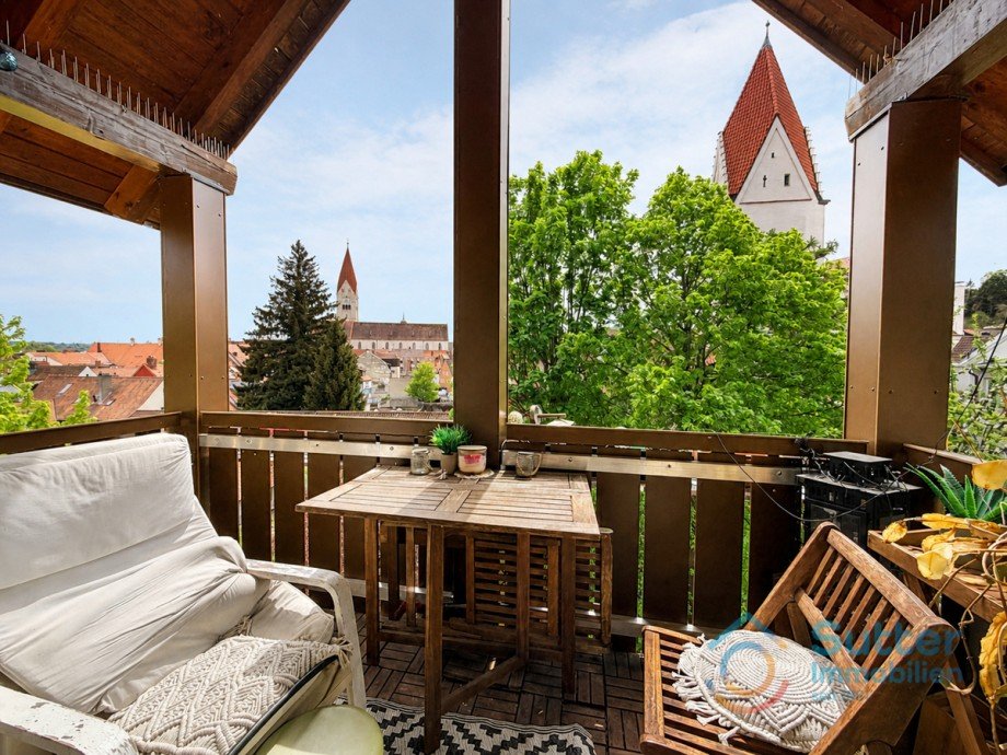 S�dbalkon Dachgeschosswohnung Kaufbeuren