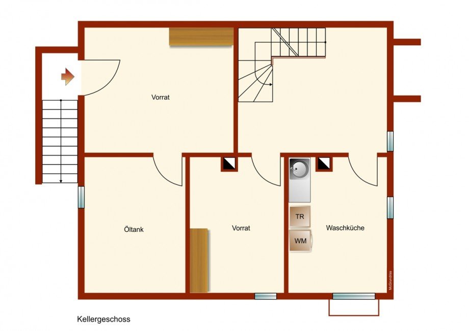 Keller Doppelhaush�lfte Kaufbeuren