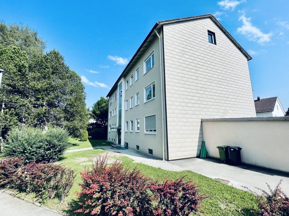 Ansicht Nord-West Etagenwohnung Kaufbeuren
